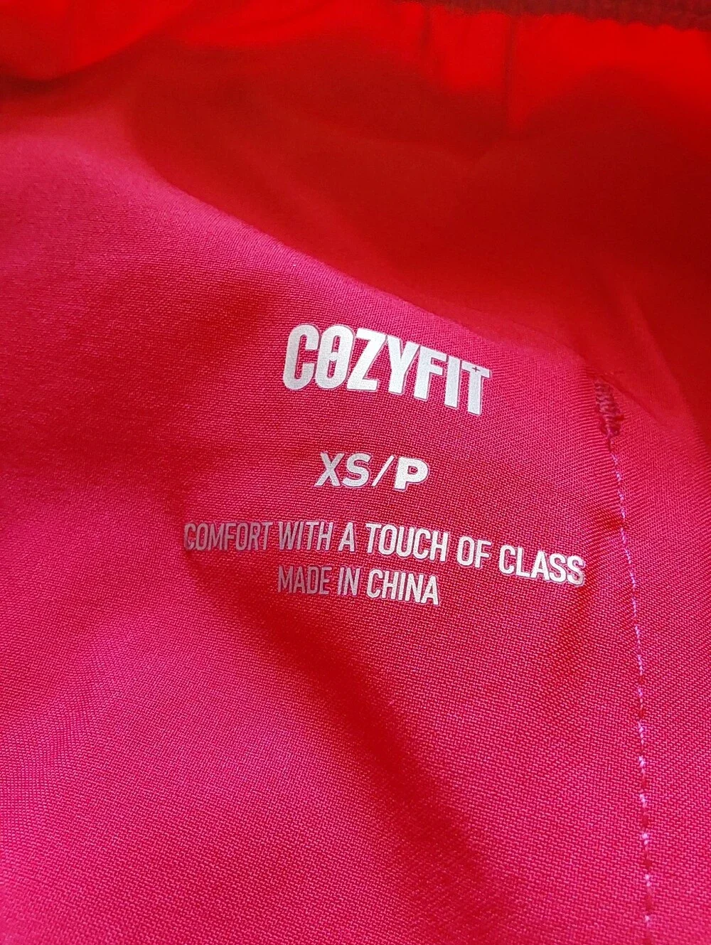 🌺 NWT Cozyfit Bright Pink Medical Scrub Set - Picture 14 of 15